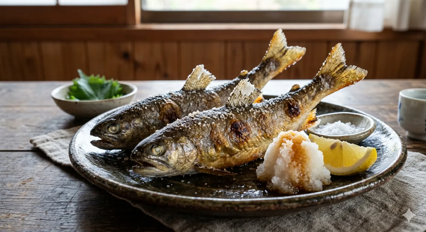 イワナの塩焼き