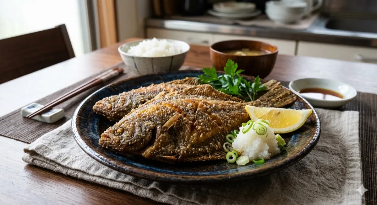 カレイの唐揚げ
