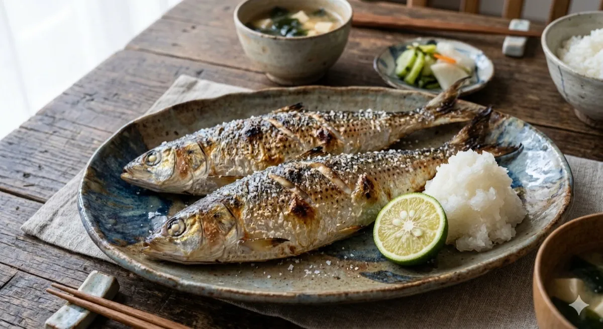 コノシロの塩焼き