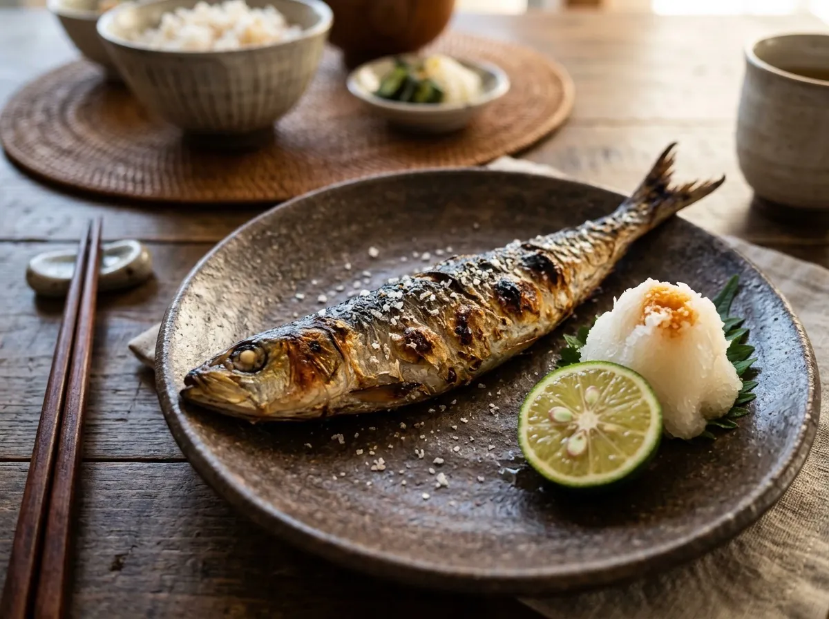 イワシの塩焼き