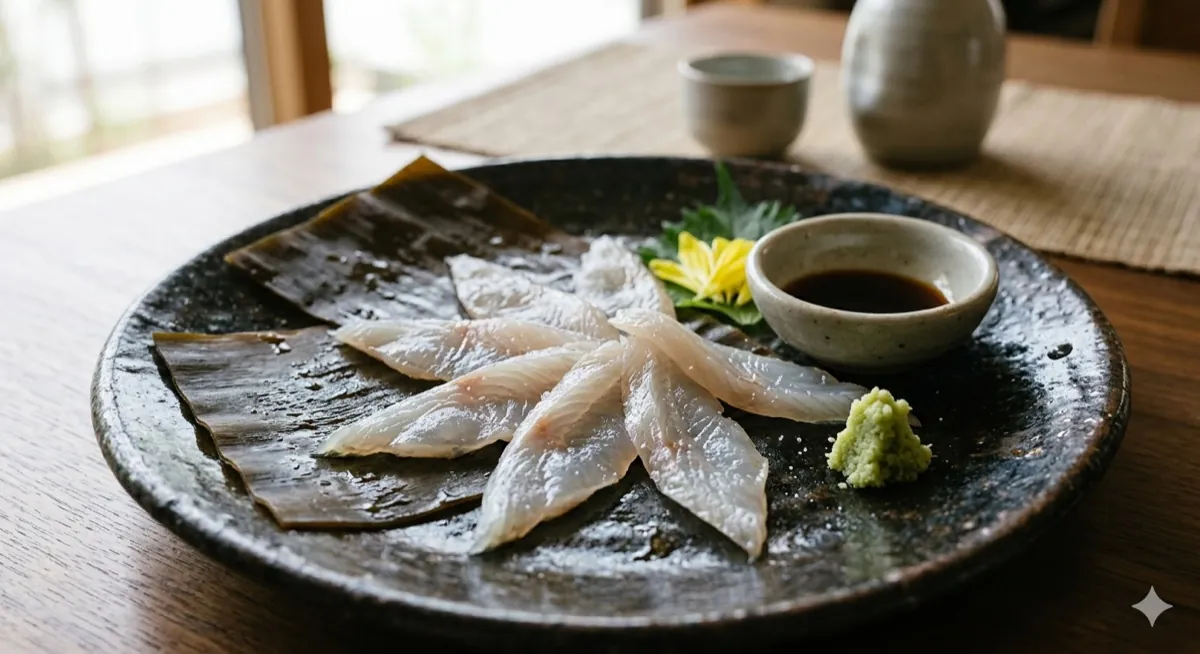 サヨリの昆布締め