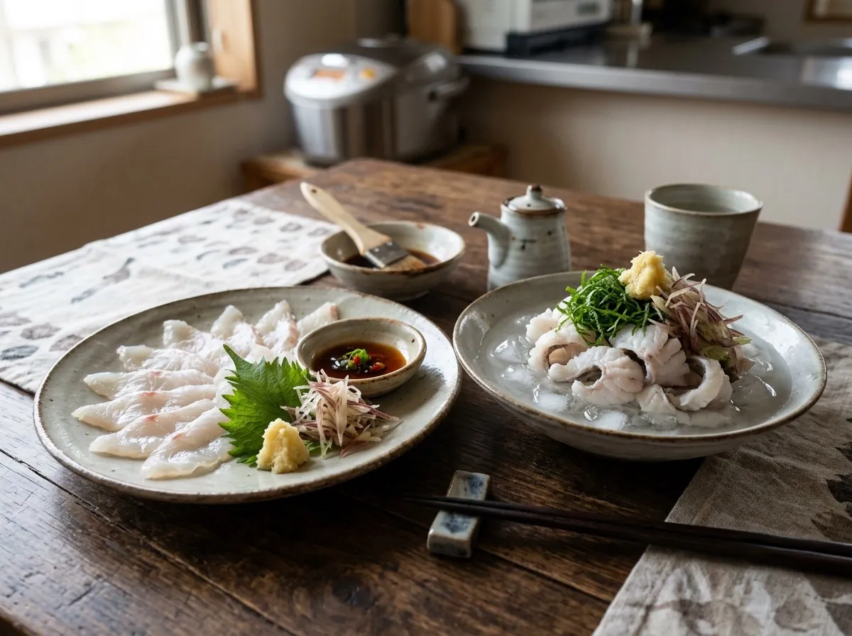 スズキの刺身・洗い