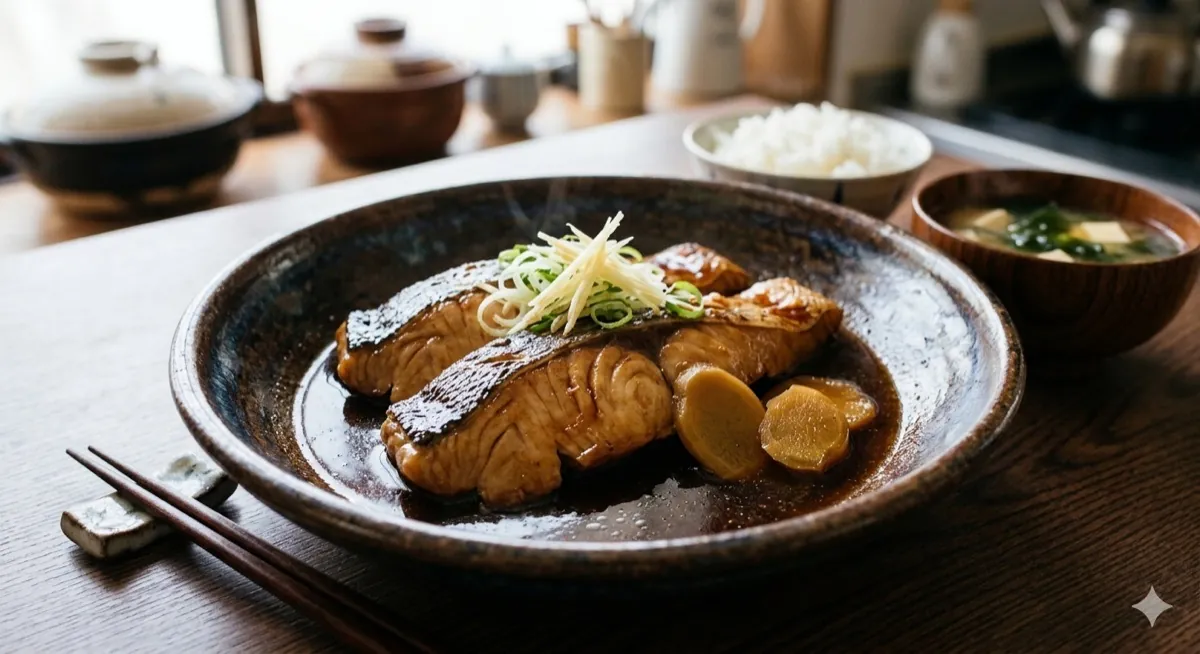 スズキの煮付け